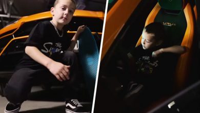 Фото - 5-летний сын Александра Кержакова спародировал Егора Крида за рулем Lamborghini
