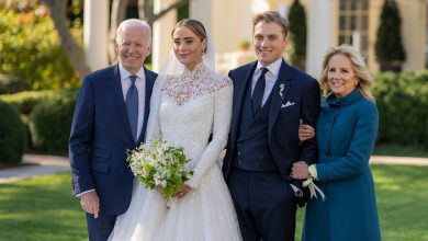 Фото - Внучка Джо Байдена вышла замуж в Белом доме в платье Ralph Lauren